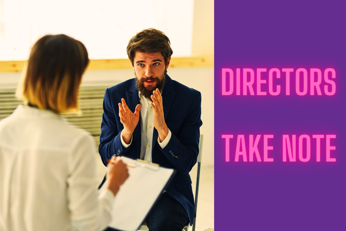 Advisory to You as a Director of your Company