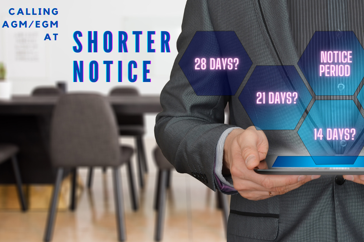 What is Consent to Shorter Notice?