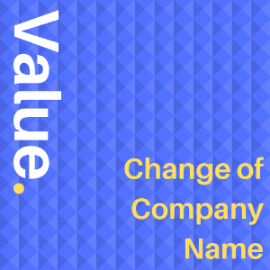 Change of Company Name