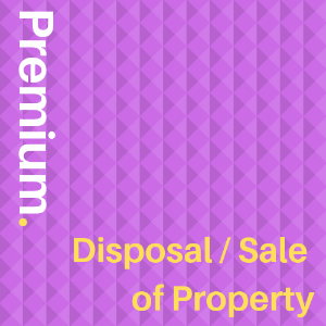 Disposal or Sale of Property