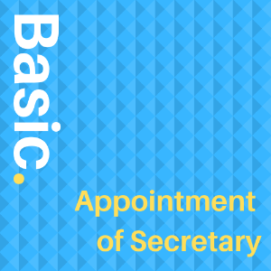 Appointment of Company Secretary